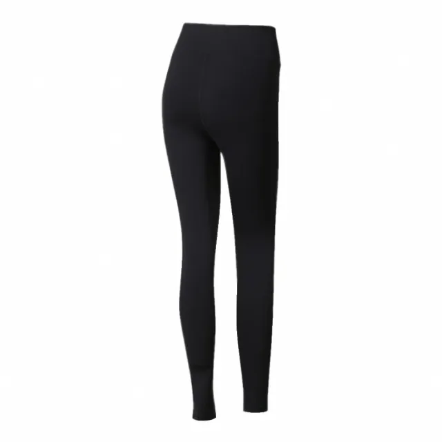 【DESCENTE】迪桑特 女士 中腰親膚中度支撐運動緊身褲 Leggings(黑色)