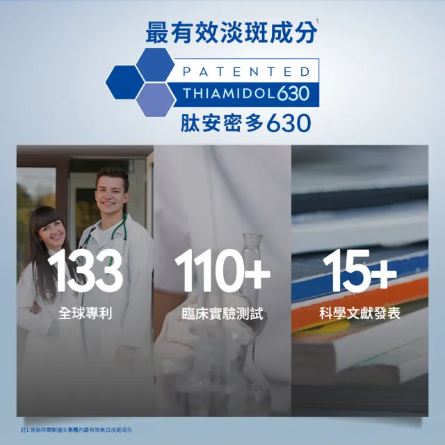 【NIVEA 妮維雅】買1送1★630淡斑煥白精華30mlx2入(提安明多630/敏感肌適用/金紅管)