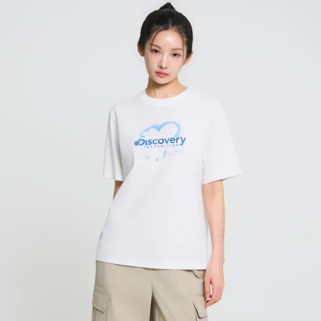 【Discovery Expedition】Freshvent 地圖文字印花短袖T恤 上衣 RESCENE同款 (DXRS7P063-WHS)