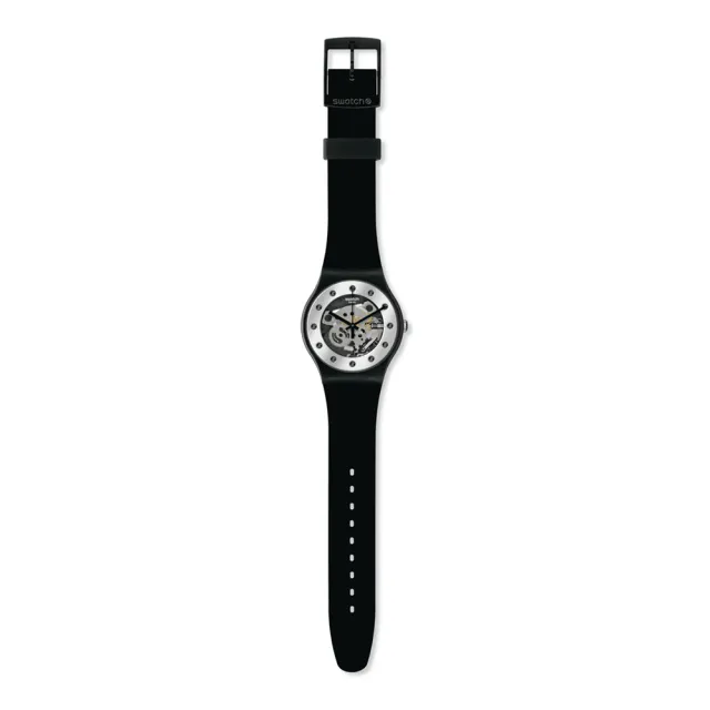 【SWATCH】SILVER GLAM 經典手錶/男錶/女錶/瑞士製造 SO29B109 (41mm)