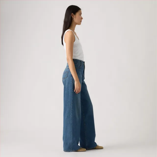 【LEVIS】Cinch Wide Leg寬管牛仔褲 女生牛仔褲 人氣新品 0073B-0001