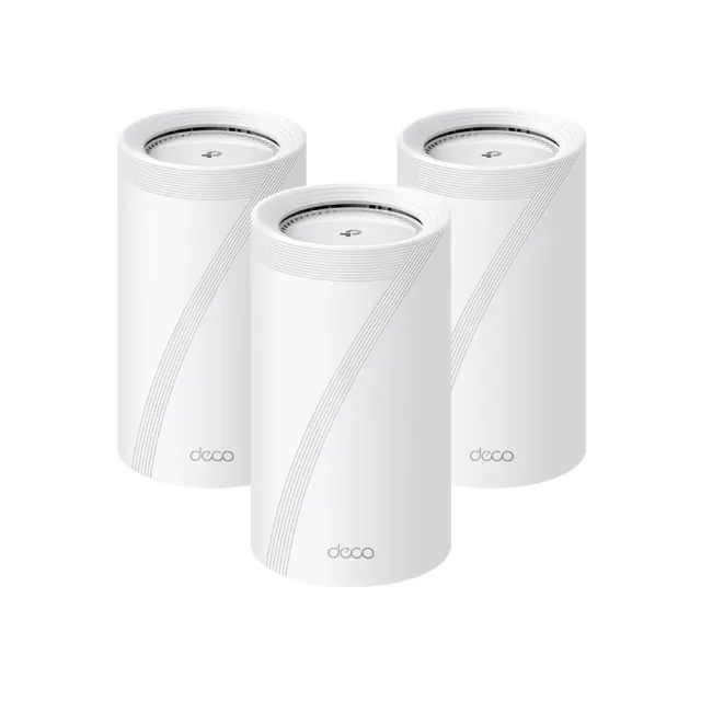 【TP-Link】Wi-Fi 7 BE22000 三頻 10G 真Mesh 無線路由器 分享器(支援AI筆電/透天厝/Deco BE85 三入組)