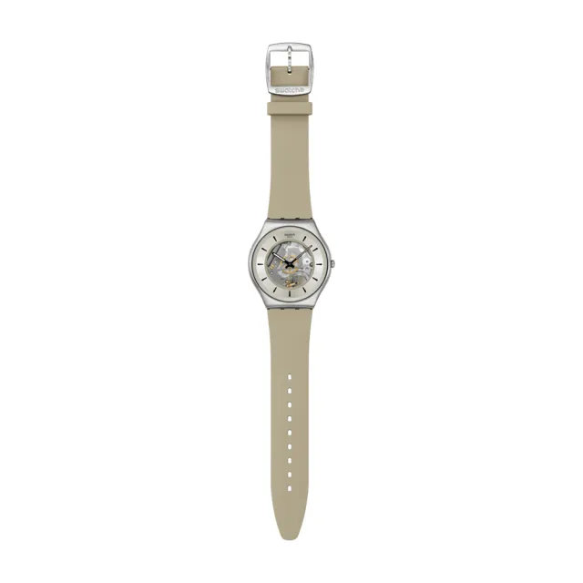 【SWATCH】QUARTZICLE 超薄金屬手錶/男錶/女錶/瑞士製造 SS07S145(42mm)