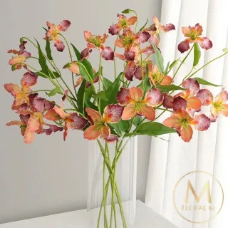【Floral M】莫內花園愛麗絲鳶尾花仿真花花材1入組(人造花/仿真花/假花/花藝DIY/裝飾花材)
