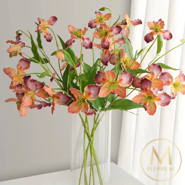【Floral M】莫內花園愛麗絲鳶尾花仿真花花材1入組(人造花/仿真花/假花/花藝DIY/裝飾花材)
