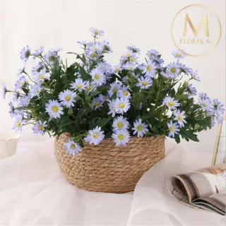 【Floral M】英式花園小雛菊仿真花花材1入組(人造花/仿真花/假花/花藝DIY/裝飾花材)