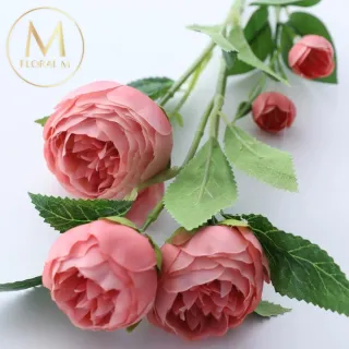 【Floral M】人間仙女山茶花仿真花花材1入組(人造花/仿真花/假花/花藝DIY/裝飾花材)