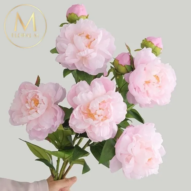 【Floral M】最高級浪漫公主芍藥仿真花花材1入組(人造花/仿真花/假花/花藝DIY/裝飾花材)