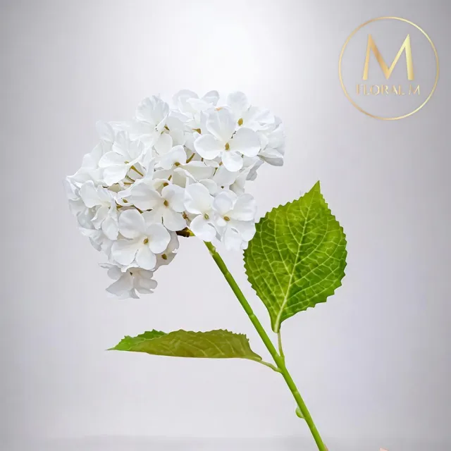 【Floral M】夏日京都大型繡球花吹雪仿真花花材1入組(人造花/仿真花/假花/花藝DIY/裝飾花材)