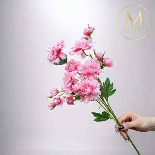 【Floral M】居家花仙子芍藥櫻花粉仿真花花材1入組(人造花/仿真花/假花/花藝DIY/裝飾花材)