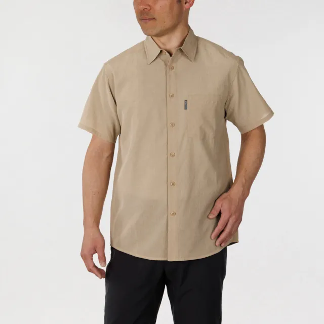 【mont bell】Wic Breeze L/S Shirt T 男款短袖襯衫1114921GY灰 卡其TN