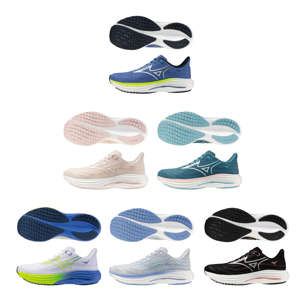 【MIZUNO 美津濃】WAVE RIDER 29 女款 慢跑鞋 J1GD2503XX（任選一雙）