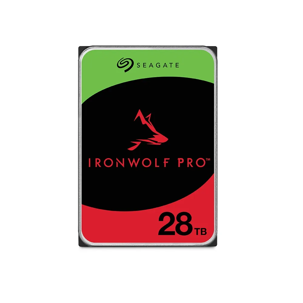 【SEAGATE 希捷】IronWolf Pro 28TB 3.5吋 7200轉 512MB NAS內接硬碟(ST28000NT000)