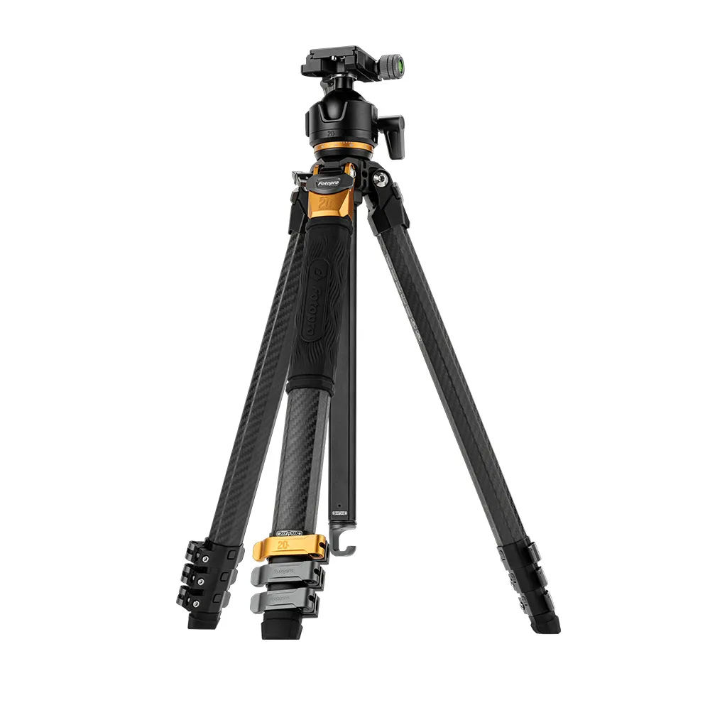 【FOTOPRO】起源 Origin O8-H plus 異形扳扣式 碳纖維腳架 32管徑 (黑金版)