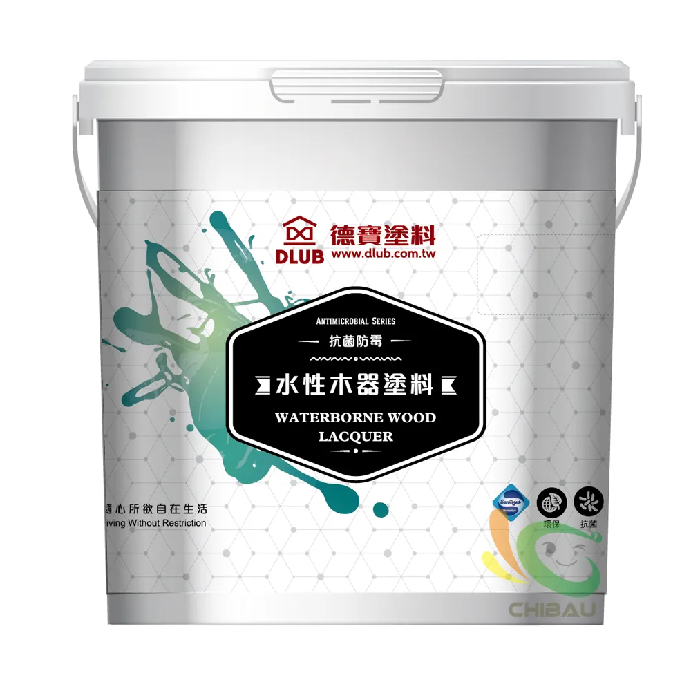 【德寶】室內用水性防霉抗菌透明二度底漆（1加侖裝）(木器漆／護木漆)