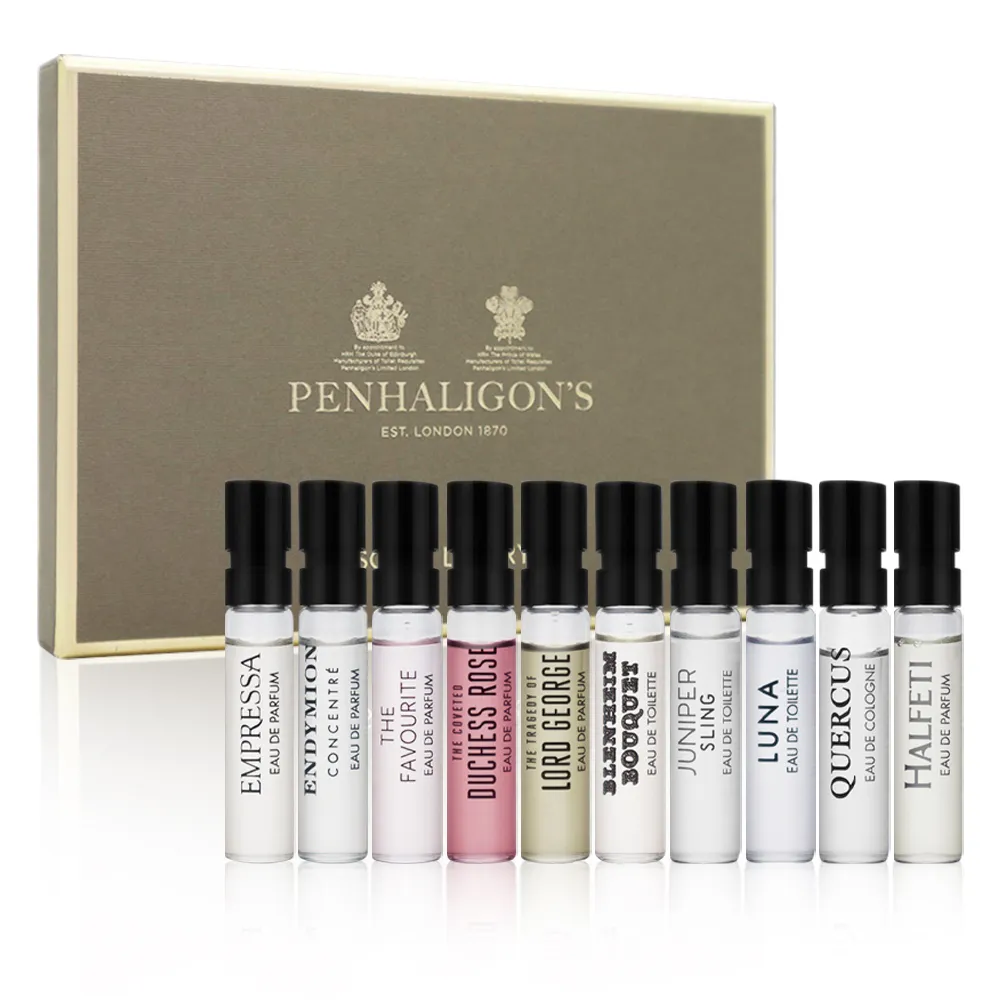 【PENHALIGON’S 潘海利根】Scent Library 香氛圖書館噴頭小香 2ml*10