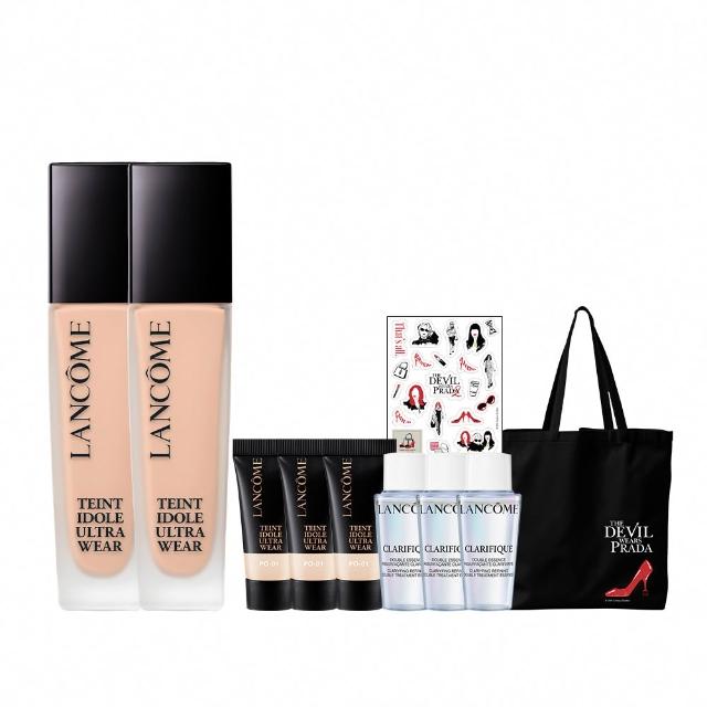 【LANCOME 蘭蔻】官方直營 零粉感粉底雙入組(LANCOME/零粉感/粉底/持妝/不脫妝)