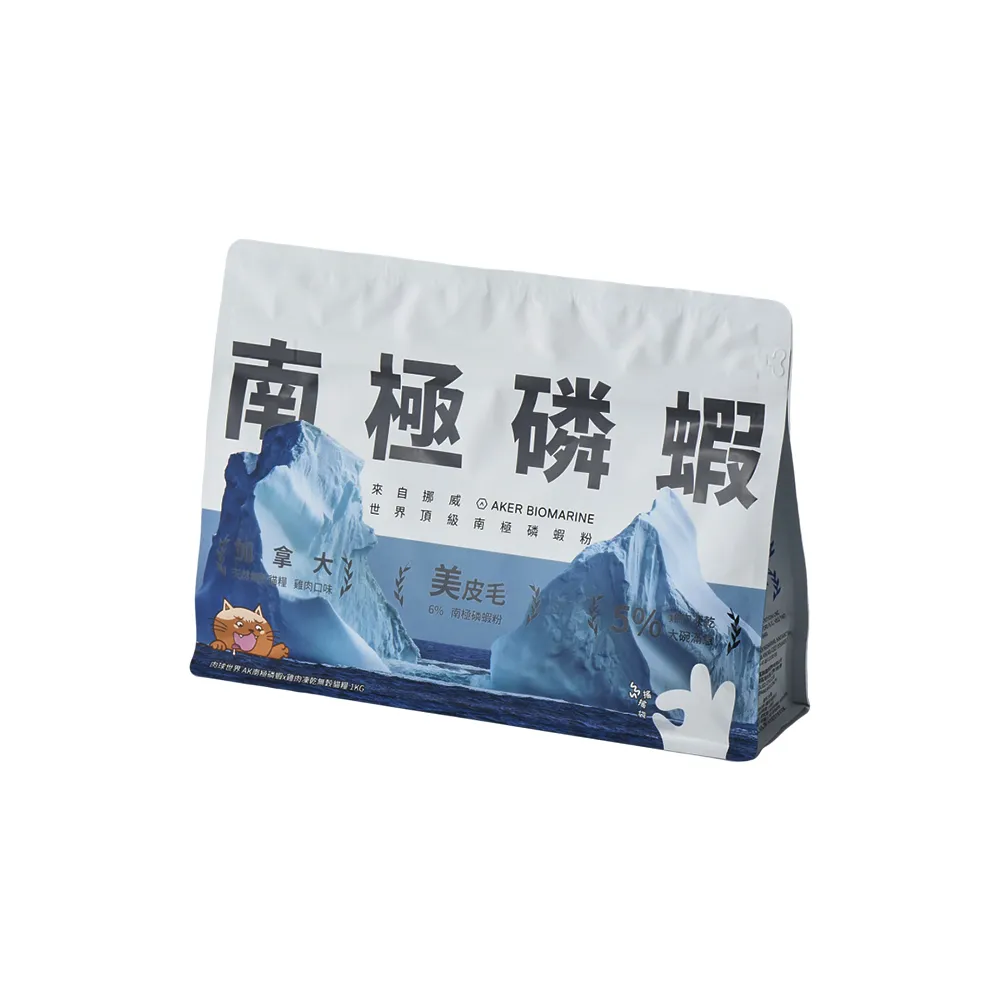 【PawPawLand肉球世界】AK南極磷蝦x雞肉凍乾貓糧 1kg(泌尿系統保健 無穀凍乾飼料)