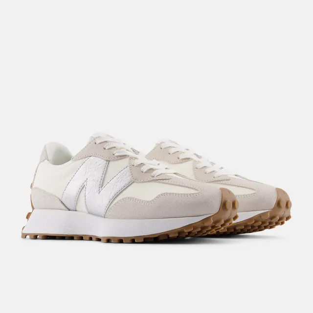 【NEW BALANCE】NB 327 復古運動鞋 休閒鞋 男鞋 女鞋 白 灰 銀 多色(W327240-B&WS327KA-B)