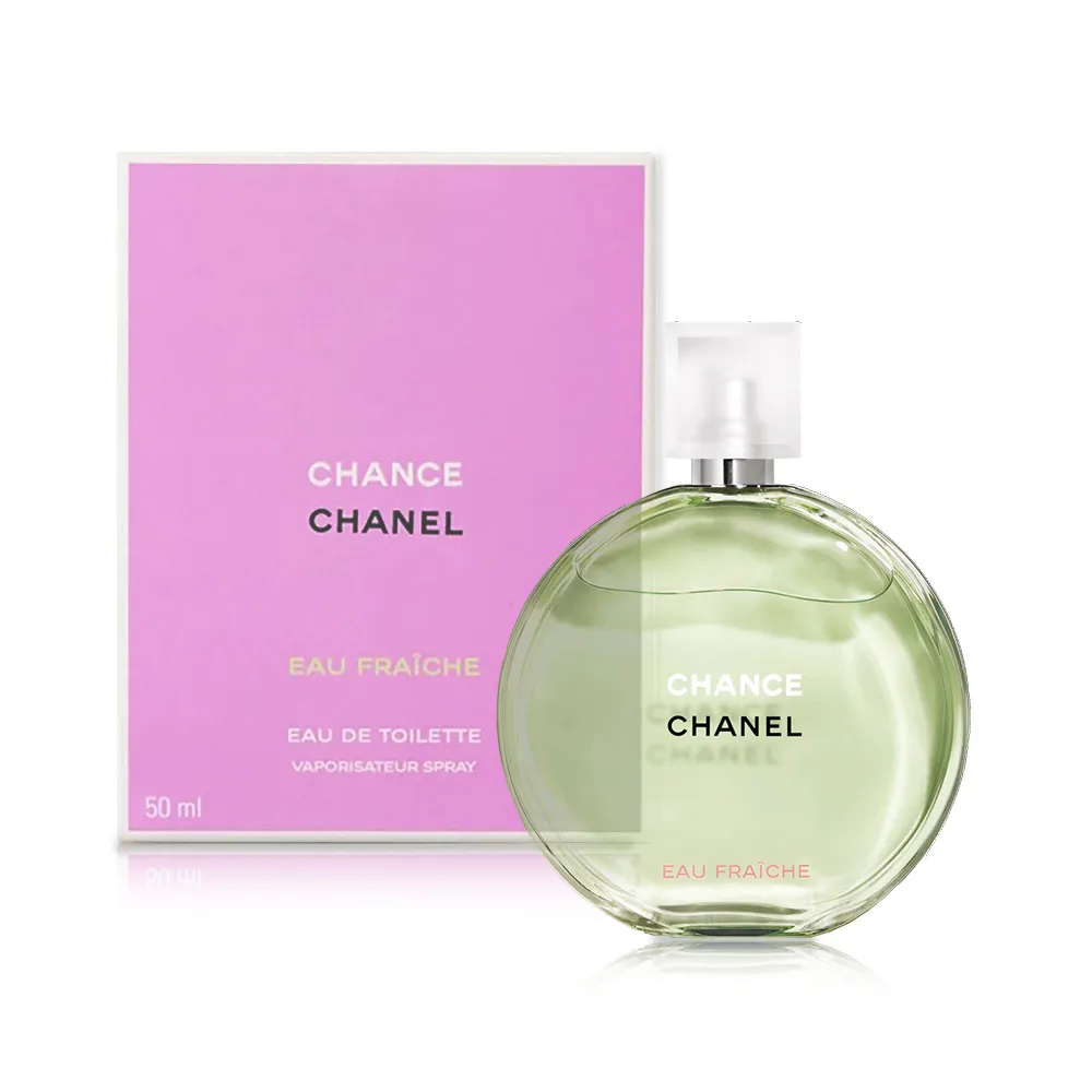 【CHANEL 香奈兒】CHANCE 淡香水綠色氣息版 50ml(國際航空版)