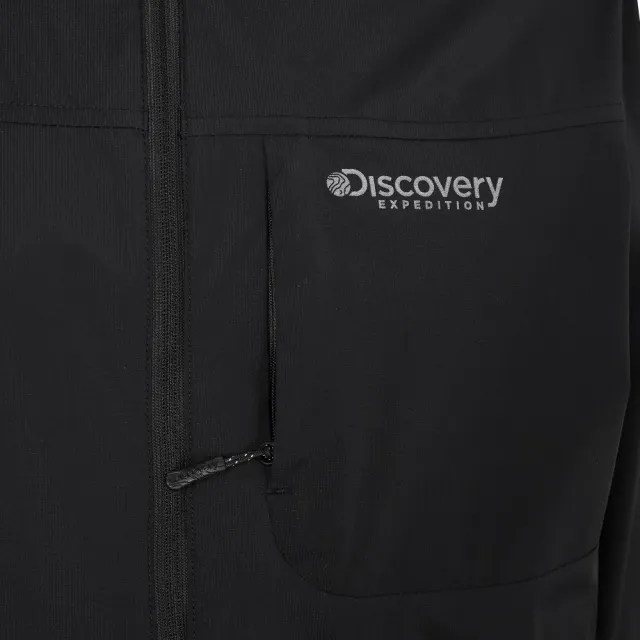 【Discovery Expedition】Freshvent 女版可收納防風外套 機能連帽外套 (DWWJ74053-BKS)