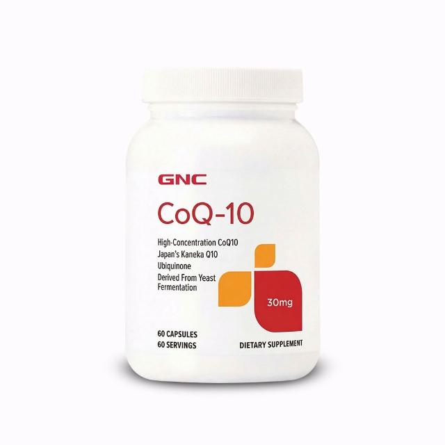 【GNC 健安喜】輔酵素Q10膠囊食品 60顆/盒 (高單位30毫克/日本KANEKA原料/抗老化/養顏美容/促進代謝)