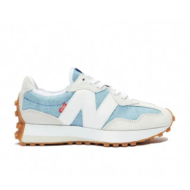 【NEW BALANCE】Levis x W New Balance 327 淺藍 拼接 水洗丹寧 休閒鞋 運動鞋 女鞋 WS327LVA