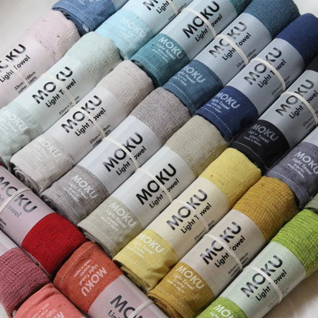 【KONTEX】原廠正貨 100%日本製 MOKU 中性百搭-輕薄速乾透氣吸水長毛巾運動毛巾33x100cm(健身/露營/旅行)