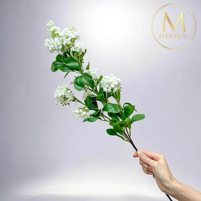 【Floral M】法式花園寵兒千里香桂花仿真花花材1入組(人造花/仿真花/假花/花藝DIY/裝飾花材)