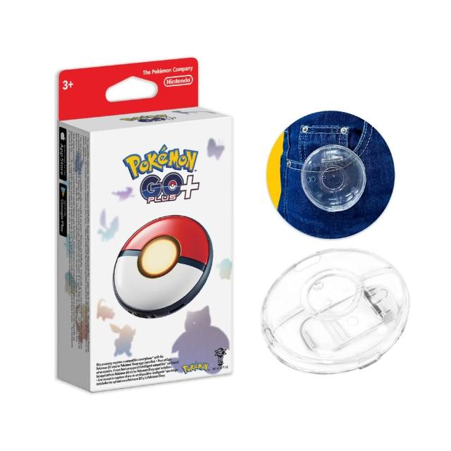 【POKEMON 精靈寶可夢】預購8月上旬出貨★Pokemon GO Plus +寶可夢 睡眠精靈球 自動抓寶（+水晶保護殼）