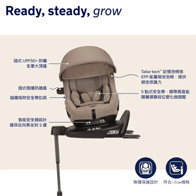 【nuna】PRUU兒童安全汽座(適用0-4歲)