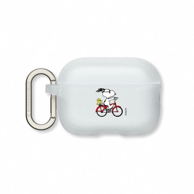 【RHINOSHIELD 犀牛盾】適用AirPods Pro 3/2/Pro/第4/3/2/1代防摔耳機保護殼/Snoopy Ride The Bike(Snoopy)