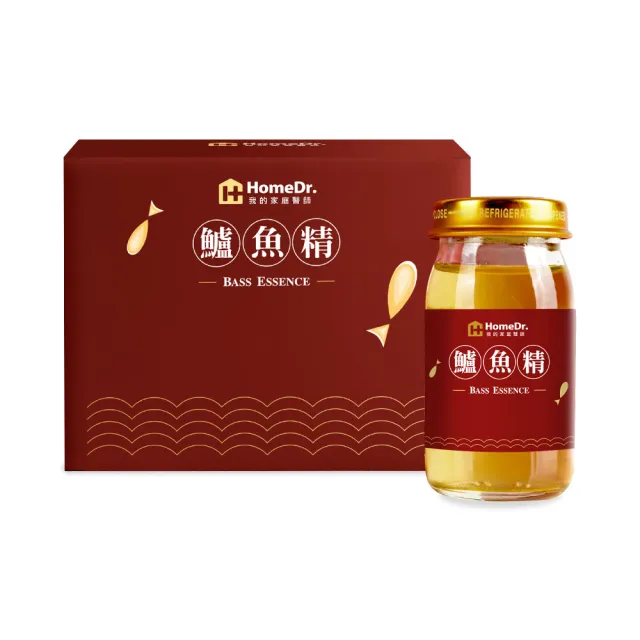 【Home Dr.】一開即飲小分子胜月太鱸魚精x1盒(60mlx6瓶/盒 共6瓶 年節送禮 增強體力 調整體質)