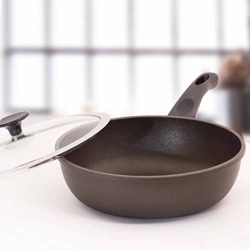【ＵNICOOK 優樂】樂廚深型平底鍋附蓋(30cm)