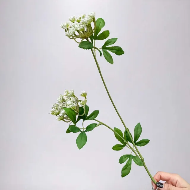 【Floral M】安妮公主蕾絲花仿真花花材1入組(人造花/仿真花/假花/花藝DIY/裝飾花材)