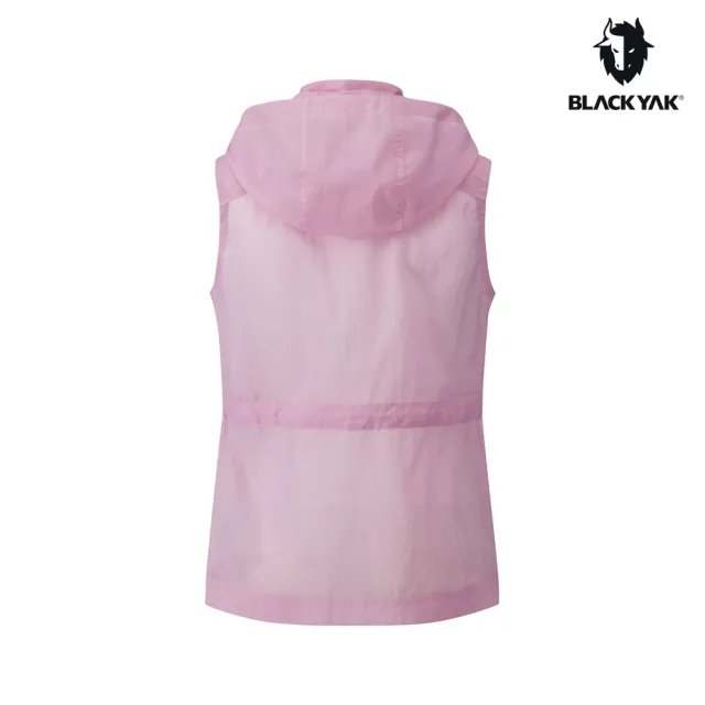 【BLACKYAK】女 MONOMESH背心[三色] 輕薄 透氣 花朵印花 中長版背心 拆兜帽|FB1WV003