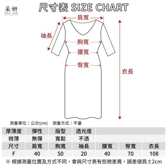 【CHAI YAN 采妍】貝殼鈕釦蕾絲袖牛仔洋裝(春夏女裝/中大尺碼/專櫃/寬鬆/透氣)