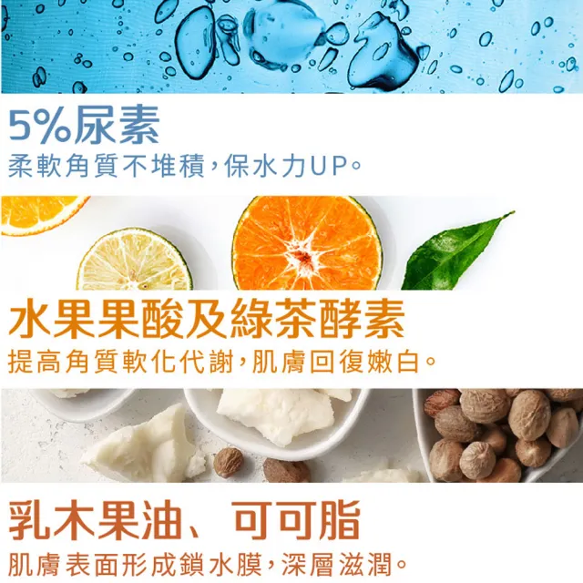 【古寶無患子】藥妝系列-果然有酵煥膚修護手足霜3入組(軟化角質/去角質/嫩膚/滋潤)