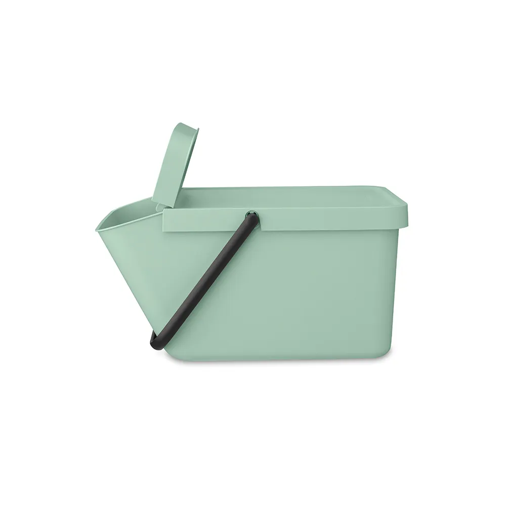 【Brabantia】可疊式置物桶-20L兩色任選 月牙白/仙綠色(分類回收桶)
