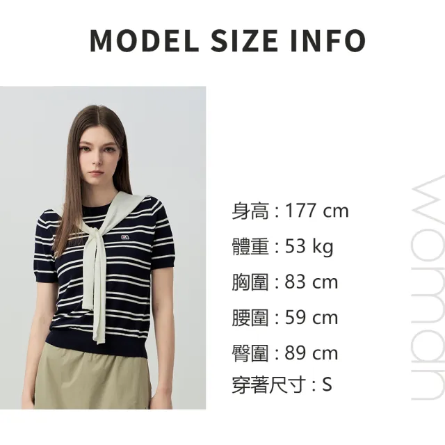 【ELLE ACTIVE】女款 鬆緊腰頭休閒百搭七分寬褲-深藍色(EA26S4W3401-39)
