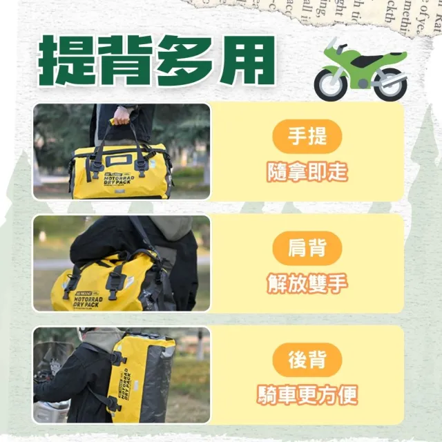 【享屋】雙11 防水機車包-66L(環島包 防水旅行袋 行李防水包 後背防水包 防水袋 機車露營 機露包
