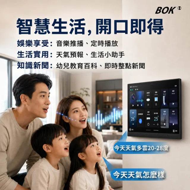 【BOK】SH2R 智能多房間中控主機+ IF-106 6.5吋室內戶外高壓二用喇叭（8支）