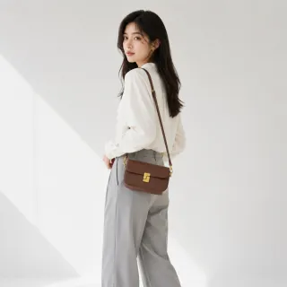 【MoonDy】雙11 送女友 側背包 便攜包 枕頭包 皮革包包 通勤包 女生包包 包包 小香風包包
