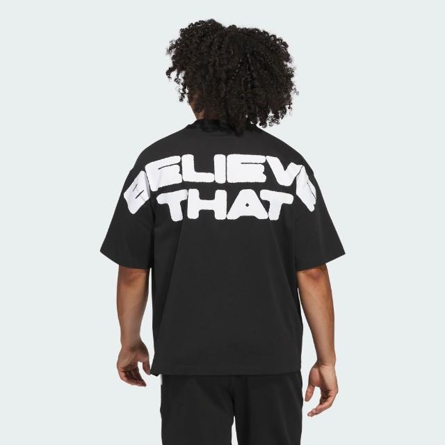 【adidas 愛迪達】ANTHONY EDWARDS BELIEVE THAT 短袖上衣 T恤 男 KC3700