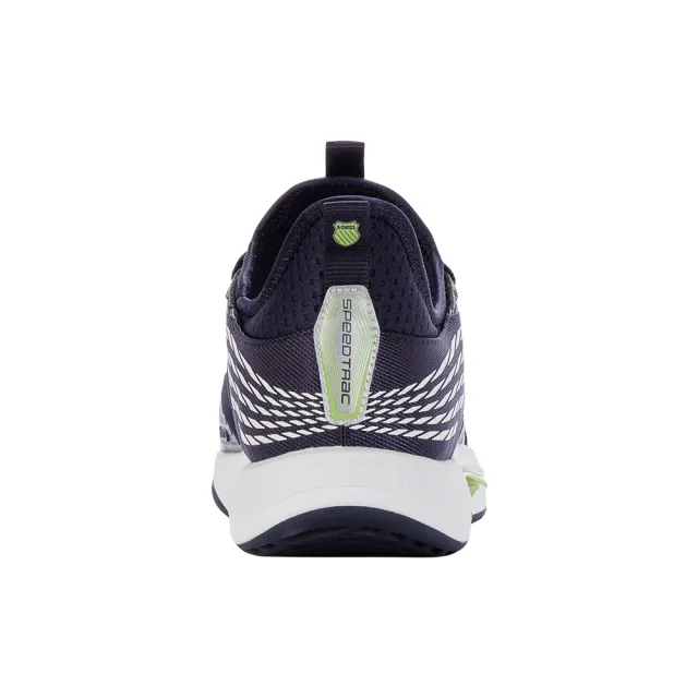 【K-SWISS】輕量進階網球鞋 匹克球鞋 SpeedTrac-男-藍/萊姆綠(07392-967)