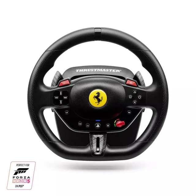 【THRUSTMASTER 圖馬斯特】T98-P FERRARI 296 GTB 賽車模擬方向盤(支援PS5/PS4/PC)