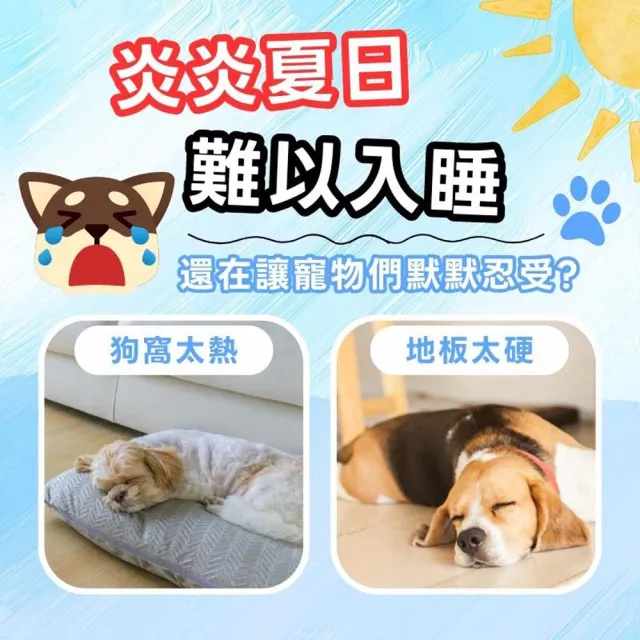 【享屋】寵物涼感墊-M號(寵物涼墊 寵物墊 寵物冰墊 冰墊 寵物睡墊 寵物涼感床 寵物涼感墊)