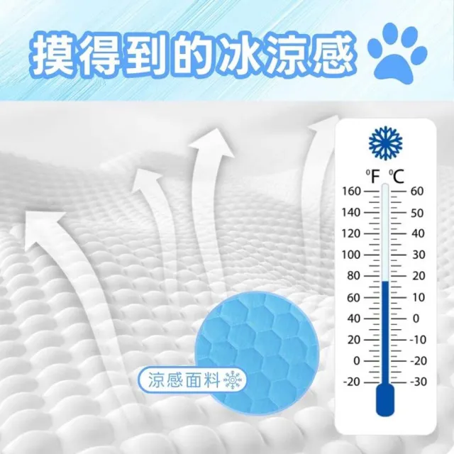 【享屋】寵物涼感墊-M號(寵物涼墊 寵物墊 寵物冰墊 冰墊 寵物睡墊 寵物涼感床 寵物涼感墊)