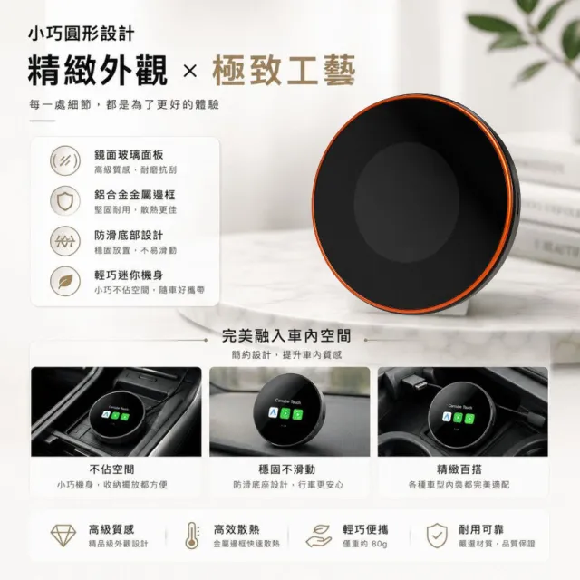 【Rhythm 路瑞寶】高通6350 8核心 | 無線carplay安卓盒｜HDMI｜CarPlay轉安卓系統｜路瑞寶 ｜BMW