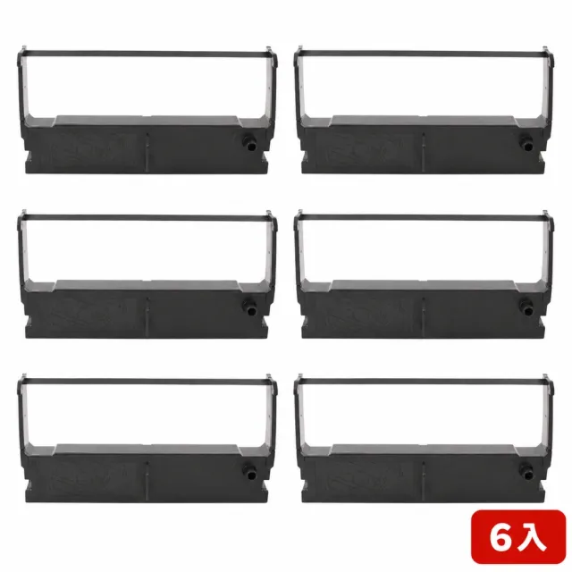 【UFOTEC】6入組 ERC-32 收銀機色帶POS 適用 (EPSON RPU420/二聯收銀機 TK-3100/TK-3200/A600/創群3000)